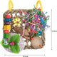 thumbnail image 2 of Juguetes para PáJaros, Loros, Juego de 2 Cojines SuspensióN Tejidos Pasto Marino, Naturales Masticar Loros Grises Africanos, 2 of 5