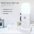 thumbnail image 2 of Luz nocturna con sensor de movimiento, luces nocturnas recargables de 2000 mAh a batería, luces nocturnas portátiles e inamovibles con 5 niveles de brillo para niños y adultos (paquete de 1, 2 of 5