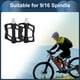 thumbnail image 2 of Pedal de Bicicleta Unique Bargains, Pedales de Plástico de Eje de 9/16" Negros para Bicicleta de Carretera, Montaña, BMX, MTB, 2 of 6