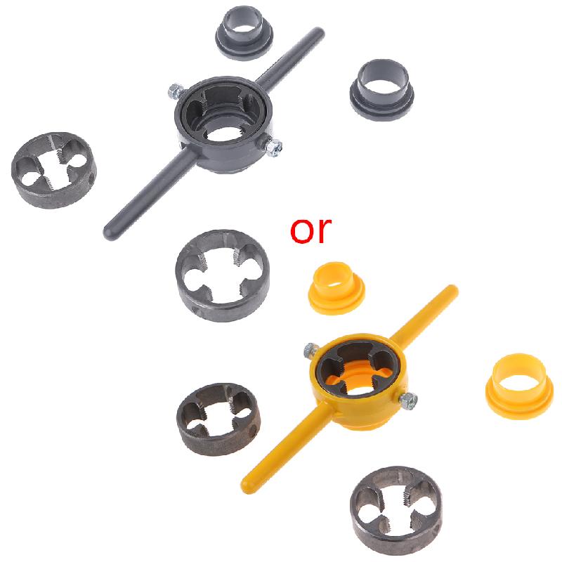 PVC Thread Maker Tools Kit NPT Die Set Pipe Threader For Pumps Pipes