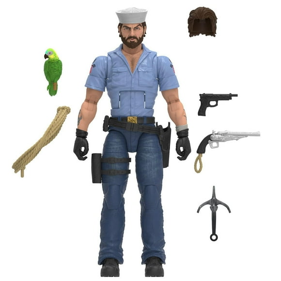 G.I. Joe Classified Series, figurine de collection 70 Shipwreck avec Polly pour filles et garçons, échelle de 15 cm, avec 6 accessoires