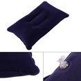 thumbnail image 3 of Almohada De Viaje Suave Y Cómoda, Para Viajar, Acampar O Incluso En Su Oficina. Útil Para Viajar, Con Tamaño Compacto, Diseño Plegable, Material De PVC, Color Marino,, 3 of 7