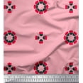 thumbnail image 1 of Soimoi polyester Crepe Fabric Artistic Flower Printed Craft Fabric by the Yard 42 Inch Wide, 1 of 1