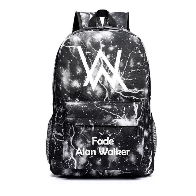Mochila escolar infantil con dibujos animados de Alan Walkers de Fadeds, 29 x 42 x 11 cm