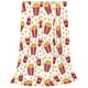 thumbnail image 2 of Balery Popcorn Manta de Felpa Suave y Acogedora – Cobija de Franela Aterciopelada para Cama, Lavable y Cálida para Sofá, Mascotas, Transpirable-80"x60", 2 of 7