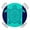 Navy Blue Teal, variant on Orange Yellow Blue Starfish Round Fitted Tablecloth with Elastic Edge, Waterproof Table Cloth Table Cover for 55"-60" Tables, Summer Beach Coastal Modern Tablecloths for Dining Picnic Indoor Outdoor