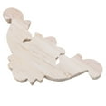 thumbnail image 1 of BQLZR 16Pieces Type C-15 Wood Carved Decal Corner Onlay Applique Flower 5x5cm, 1 of 5