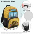 thumbnail image 7 of HUIACONG Large Capacity School Backpack for Boys Girls Ages 6-18 Elementary Middle High School Students Lightweight Water Resistant Back to School Backpack for Daily School Use, 7 of 7