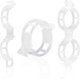 thumbnail image 5 of 100 Uds Clips de soporte de plantas de plástico blanco Clips de tomate, Clips de enrejado de vegetales de vid de tomate de flores, Clips de soporte de plantas, 5 of 5