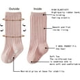 thumbnail image 3 of Toddler Knee High Socks Non Slip Anti Skid Baby Boy Girls Seamless Long Stockings, 3 of 6