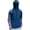 Blue, variant on sususu Men's Rash Guard Shirts Hooded Lightweight Jacket Long Sleeve Swimming Blue S