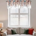 thumbnail image 2 of Brown Eucalyptus Fall Tie Up Valance Curtains for Windows, Kitchen Curtains Window Treatments, Botanical Weeping Leaves Pastoral Short Window Shades Valances for Bedroom Bathroom Cafe 42"x12", 2 of 8