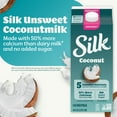thumbnail image 4 of Silk Dairy Free, Gluten Free, Unsweet Coconut Milk, Plant Based Milk Half Gallon, 64 fl oz, 4 of 15