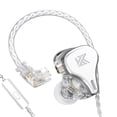 thumbnail image 1 of Sidaley Auriculares con cable KZ, auriculares con reducción de ruido de 3,5mm, auriculares de Audio de 2 pines de 0,75mm, accesorios para teléfono Cables de audio/vídeo No.03, 1 of 6