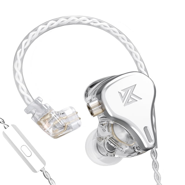 Sidaley Auriculares con cable KZ, auriculares con reducción de ruido de 3,5mm, auriculares de Audio de 2 pines de 0,75mm, accesorios para teléfono Cables de audio/vídeo No.03
