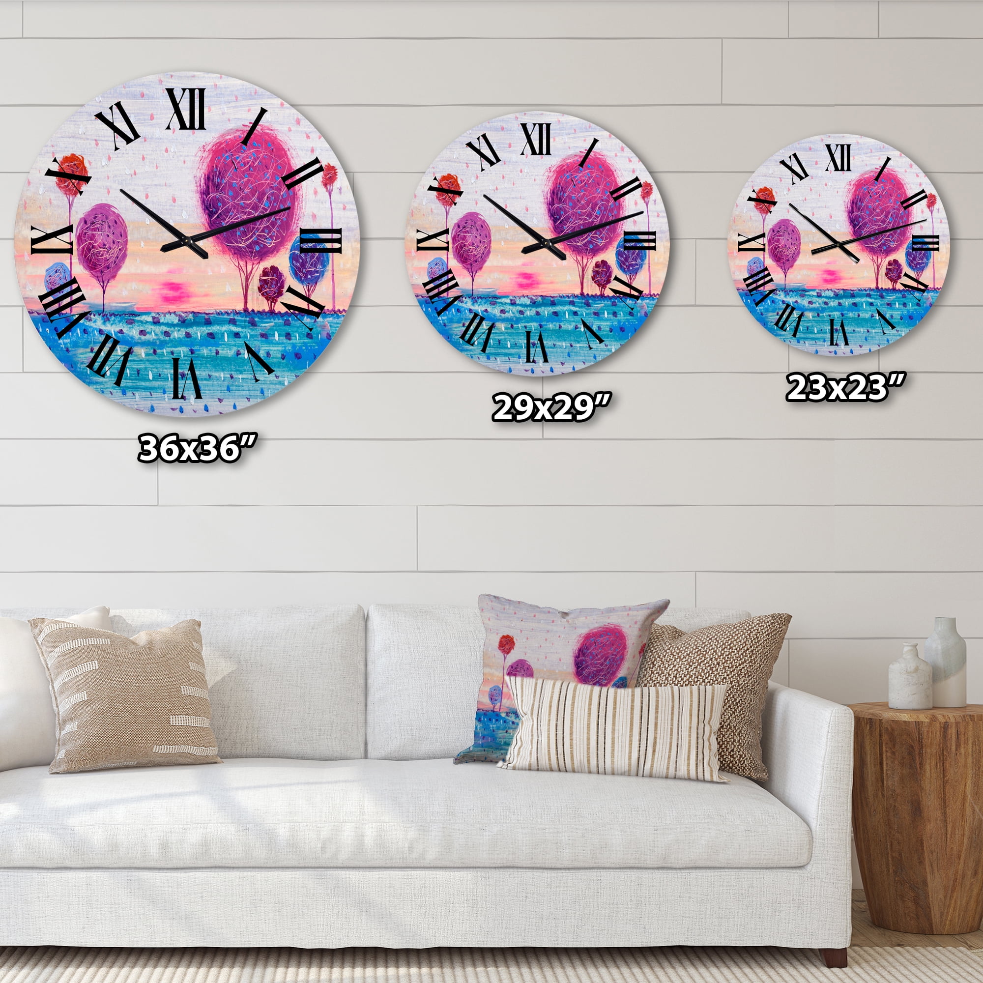 Designart 1 in Quartz Modern/Contemporary Wall Clock