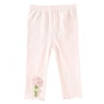 thumbnail image 2 of DJDLJWCJ Baby Girls Wide Leg Joggers Pants Elastic Waist Breathable Ribbed Casual Pants Solid Color Stretch Soft Pants Pink Size 2T, 2 of 10