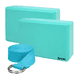 thumbnail image 1 of Bloque Bloosom Para Yoga Brick Pilates Fitness Y Ejercicios Ladrillo Verde, 1 of 4