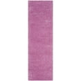thumbnail image 6 of SAFAVIEH Santa Monica Chelsey Solid Shag Runner Rug, Pink, 2'3" x 7', 6 of 11