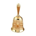 thumbnail image 4 of que Hand Bell Handicraft Bell, Call Bells, Service Bell Desk Hotels Golden, 4 of 9