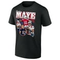 thumbnail image 2 of Men's Drake Maye Black New England Patriots Notorious T-Shirt, 2 of 4