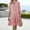 Red, variant on Blue Women's Dresses Long Sleeve Shirt Dress Midi Dresses for Women Casual Lapel Striped Loose Dresses