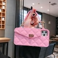 thumbnail image 2 of Wallet Case Compatible with iPhone 14 Pro, Cute Light Luxury Bag Design, Purse Flip Card Pouch Cover Soft Silicone Case with Handstrap Long Shoulder Strap (Pink, iPhone 14 Pro), 2 of 16
