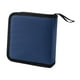 thumbnail image 5 of Estuche de almacenamiento para CD y DVD, para CD, compacto, portátil, fácil de almacenar, soporte para discos de tela Oxford de 40 Azul, 5 of 10