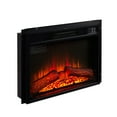 thumbnail image 2 of 18" Electric Fireplace: 120v, 1400w, Metal Body, Flame Brightness Options 60hz, Settings & Feature, 2 of 2