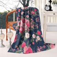 thumbnail image 4 of Pioneer Flower Blanket,Comfortable Soft Flannel Throw Blanket,All Season,Warm Lightweight Blankets for Sofa Bed Couch Living Room Chair,50"x60"(130x150cm), 4 of 4