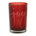 thumbnail image 3 of Melrose Joy Glass Christmas Candle Holders - 7" - Red - Set of 2, 3 of 6