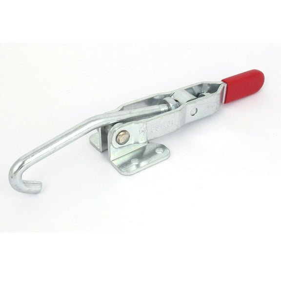 Unique Bargains 170Kg Holding Capacity Quick Release Metal Hook Latch Type Toggle Clamp 451