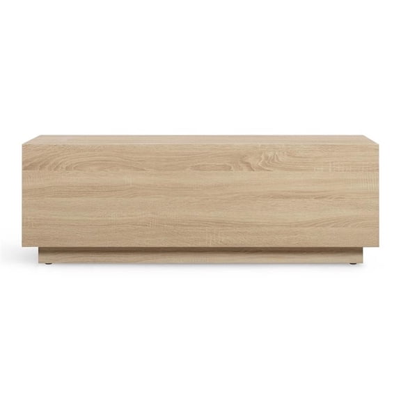 Pemberly Row Contemporary Coffee Table in Faux Wood Coffee Table