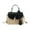 Black, variant on Stylish Straw Woven for Women Beach Versatile Rattan Bags Elegant Summer Shoulder Woven Crossbody