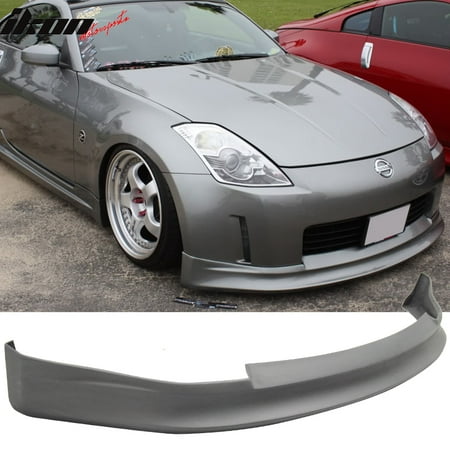 Compatible with 03-05 Nissan Fairlady Z33 350Z V Style Front Bumper Lip Spoiler - PU