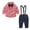B79-Red, variant on 2Pcs Toddler Baby Boy Sweatshirt Clothes Long Sleeve Pullover Sweatshirt Top Jogger Pants Fall Outfits(18-24 Months,B79-Red)