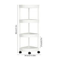 thumbnail image 2 of 4-Tier Corner Shelving Unit, Waterproof and Rust-Proof Plastic Standing Clothes Rack Shoes Shelf Organizer for Kitchen and Living Room, 2 of 6