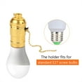 thumbnail image 2 of Baverta Light Holder -Vintage Light Holder Socket with Pull Chain Desk Table Lamp Lighting Holder Screw Base E27(#1), 2 of 8