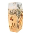 thumbnail image 4 of Stony Creek 8.00In Winter Chickadees Pre-Lit Med Vase, Glass, Chickadee Trees Pinecones Clc5275 Trees, 4 of 5