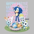 thumbnail image 2 of Boys Sonic the Hedgehog Sonic Easter Chao Bunny Eggs T Shirt, 2 of 5