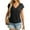#Black, variant on DPTALR George Women's V-Neck T-Shirts: Spring-Summer-Fall Teacher Work Business Dressy-Casual Boho Basic Tees,Green,Size L