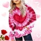 thumbnail image 1 of Sudadera con capucha para niños, camiseta de manga larga con estampado de cuello redondo para niños y niñas mayores, sudadera con capucha, top de poliéster para niña, 1 of 6