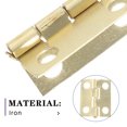 thumbnail image 3 of ADDHAT 50Ud Bisagras Pequeñas Doradas Para Manualidades Y Con Tornillos De Alta Resistencia, 3 of 6