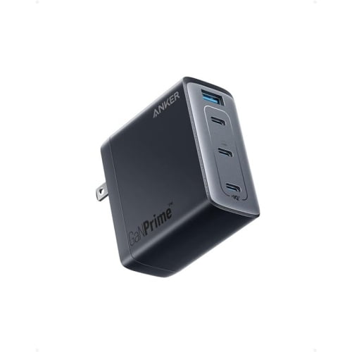 Anker 747 150W (GaNPrime) 4-Port Compact Foldable Gan Fast Charger with 3 USB-C Ports & 1 USB-A Port, Compatible with Apple and Samsung Laptops and Phones