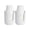 White, variant on Homerr Bathroom Cup Holder Compact Cup Holder Plastic Cup Holder - U-Shaped Grooves, Top-Opening, Ideal for Counters