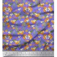thumbnail image 1 of Soimoi Poly Georgette Fabric Cactus,Leaves & Tropical Flower Floral Print Fabric by The Yard 52 Inch Wide, 1 of 3