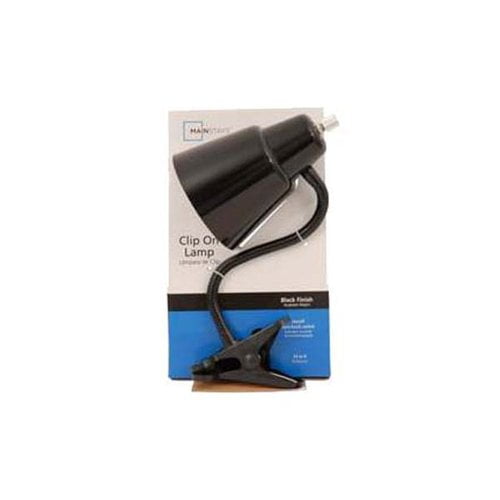 Mainstays Black Clip Lamp Walmart Com Walmart Com