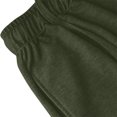 thumbnail image 5 of Ahabrexf Wide Leg High Waist Pants for Women, Smocked Casual Trousers with Pockets, Loose Long Polyester Pants, 5 of 8