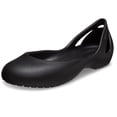 thumbnail image 1 of Bailarinas Kadee para Mujer Crocs Negras Slip-On Talla 6, 1 of 6