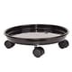 thumbnail image 1 of Transportador de macetas con ruedas universal, carrito de resina, rotación de 360 grados, uso intensivo en interiores y exteriores, recolector de agua, diámetro de 13", límite de carga de 90 libras, 1 of 1